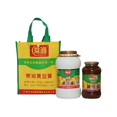 常润黄豆酱包装